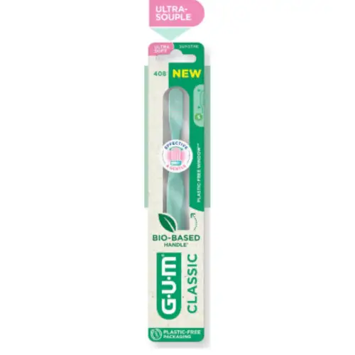 GUM CLASSIC - Brosse à dents Bio Ultra Soft 408