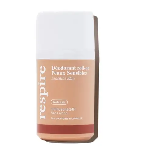 RESPIRE - Déodorant roll-on Rechargeable - Peaux Sensibles