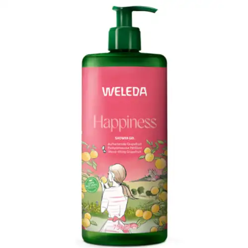 WELEDA - Gel Douche Happiness - Flacon Pompe 750ml