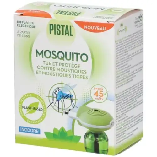 PISTAL - Mosquito Diffuseur Electrique -  45 nuits
