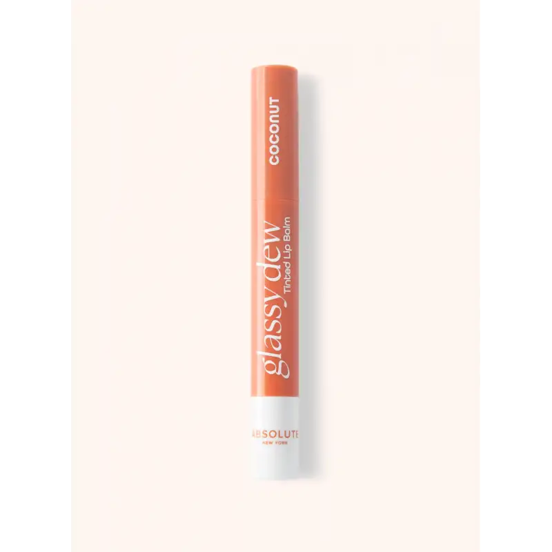 ABSOLUTE NEW YORK GLASSY DEW tinted lip balm coconut ref MLGD01
