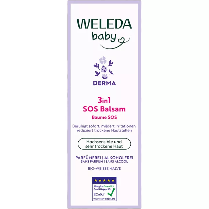 Weleda Bébé Derma Crème SOS Anti-Grattage 3en1 50 ml