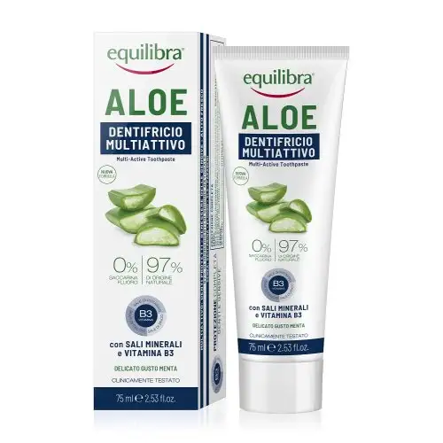 Equilibra® Triple Action Aloès Gel Dentifrice 75 ml