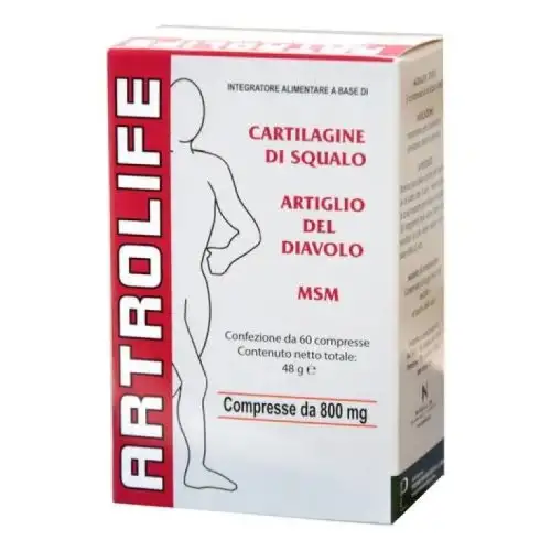 Artrolife Cartilage de Requin Griffe du Diable MSM Complément Alimentaire 60 Comprimés