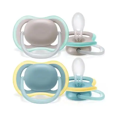 AVENT 2 SUCETTES ULTRA AIR 18M + NEUTRE