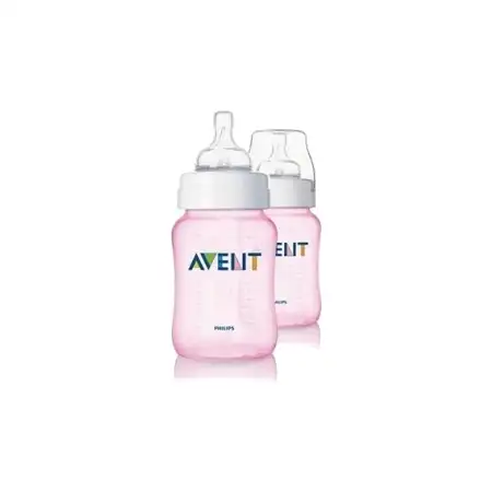 Allaitement au Biberon 2 Biberons Classique 260 ml