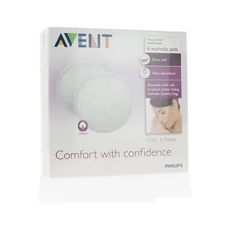 Allaitement au Sein Coussinets d'Allaitement Lavables X 6