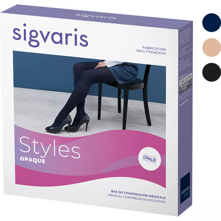 Sigvaris Styles Opaque Collant de Contention Femme Classe 2