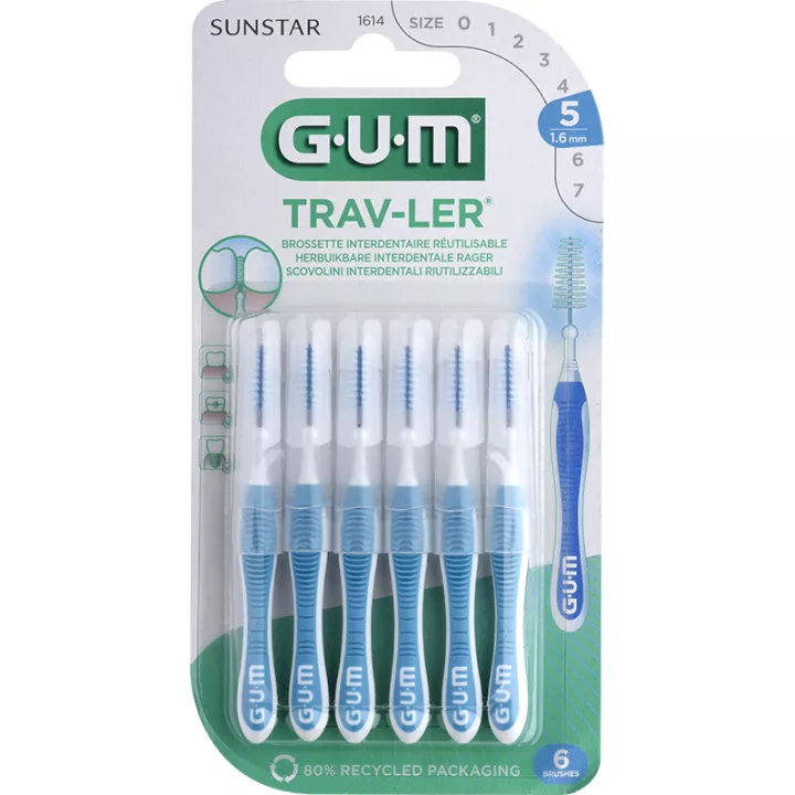 Sunstar Gum Brossette Interdentaire Trav-Ler 1,6 mm