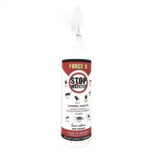 MOUSTI'KILL Force 9 - Stop Insectes à base de géraniol - 500 ml