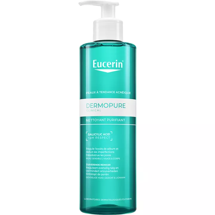 Eucerin DermoPure Clinical Gel Nettoyant Purifiant 400 ml