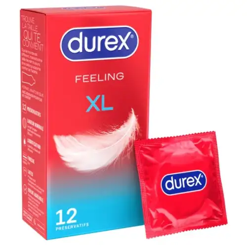 Durex Feeling XL Large 12 préservatifs