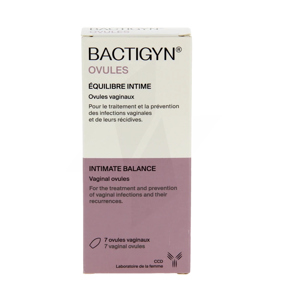 Bactigyn Equilibre Intime Ovules Boîte De 7