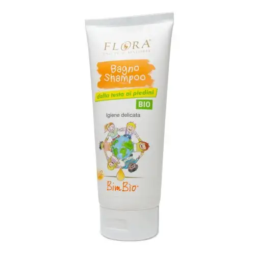 BimBìo BIO-BDIH FLORA® Bain Shampoing 200ml