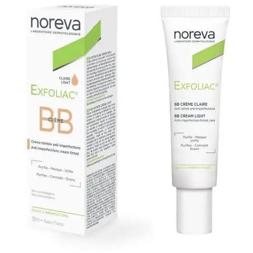 BB Crème Exfoliac Teinte Claire Noreva 30 ml