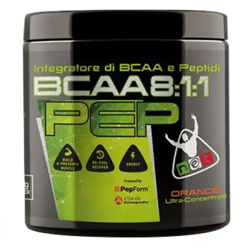 Bcaa Pep 8: 1: 1 Orange Net Suppléments 210g