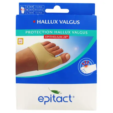 Bandage Hallux Valgus Epithel  26 GM 42/45 Taille L - 1 Unité