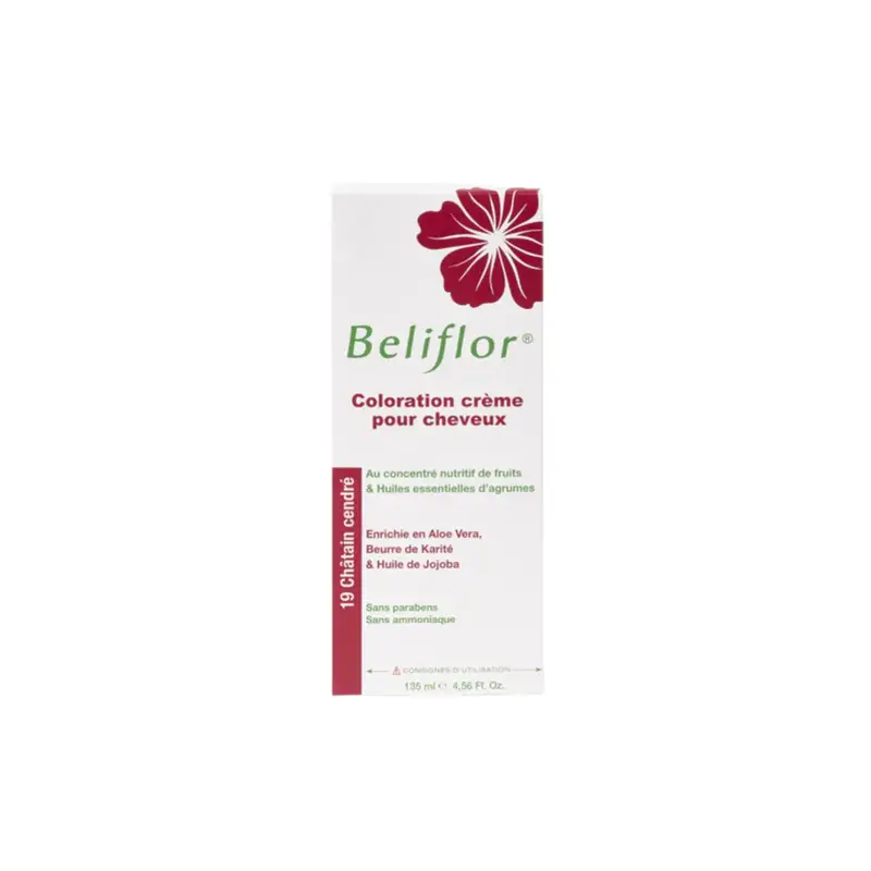 BELIFLOR COLORATION CREME N19 CHATAIN CENDRE