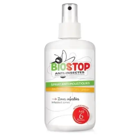 Biostop antiinsectes solution spray, spray de 100 ml