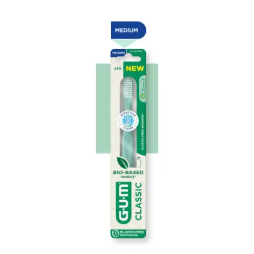 GUM CLASSIC - Brosse à dents Bio Médium 410