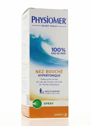 PHYSIOMER Hypertonique Nez Bouché flacon 135 ml