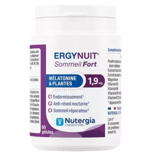 NUTERGIA - ERGYNUIT Sommeil Fort - 60 gélules