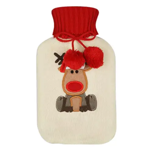BOUILLOTTE Eau Caoutchouc avec Housse Décorée (2L)