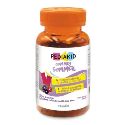 Pediakid - Gommes Sommeil - 60 oursons