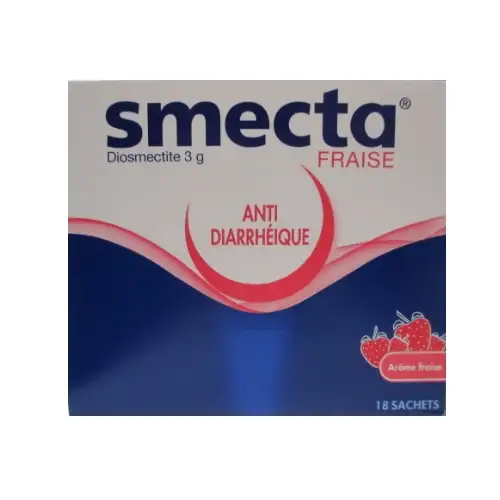 SMECTA anti diarrhée Fraise 18 Sachets Buvables