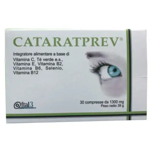 Cataratprev Oftal3 Italie 30 Comprimés