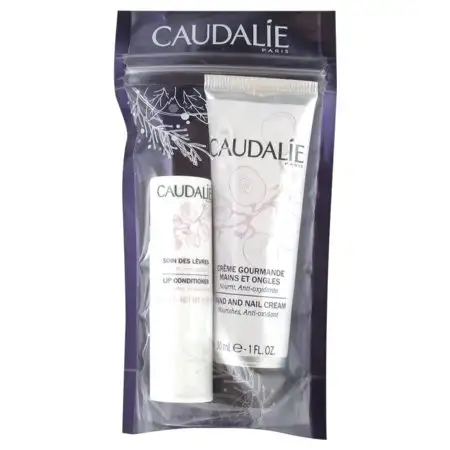 Caudalie Duo Hiver Crèmes Mains 30 ml et Stick lèvres 4,5 g