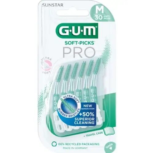 GUM - Bâtonnet Interdentaire SOFT-PICKS® Médium - 30 Soft-picks