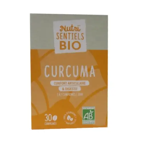 NUTRISANTE Nutrisentiels Curcuma (30 comprimés) BIO