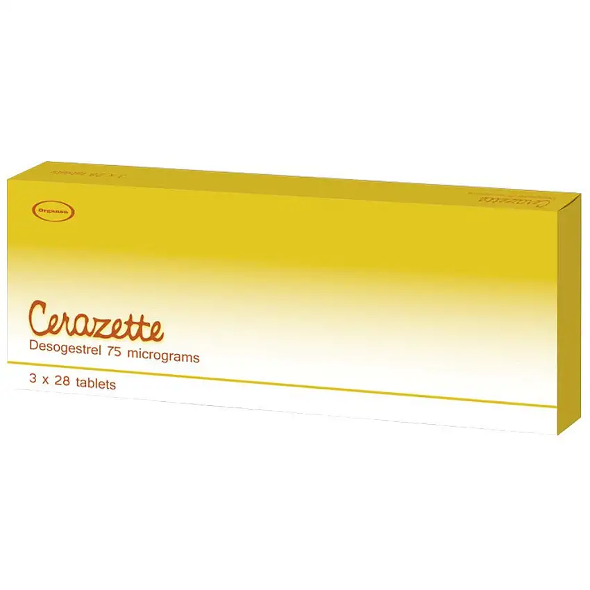 Cerazette 0,075 mg - 28 comprimés pelliculés 3 plaquettes