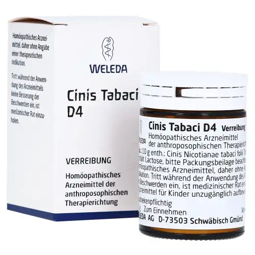 Cinis Tabaci D4 Weleda 20g