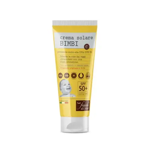 Crème Solaire Bébé SPF50 + Flocons de Riz 100 ml