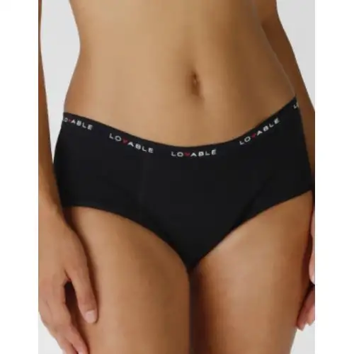 CULOTTE ABUNDANT FLOW NOIR TAILLE S LOVABLE