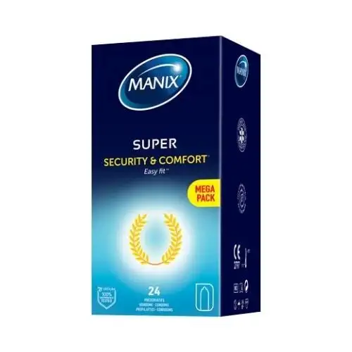 Manix Super Security & Comfort 24 préservatifs