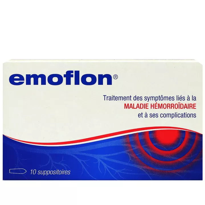 Emoflon Hémorroïdes 10 suppositoires*
