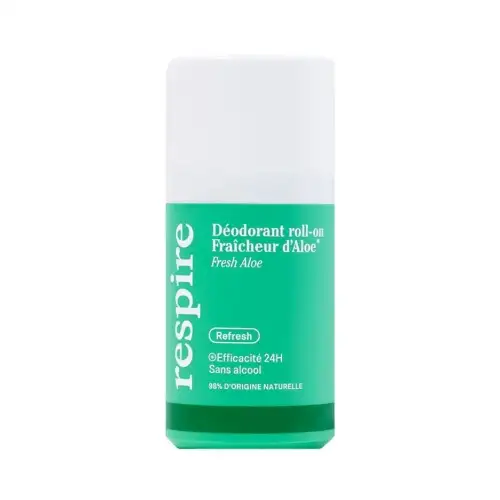 RESPIRE - Déodorant roll-on Rechargeable Fraîcheur d'Aloe - 50ml
