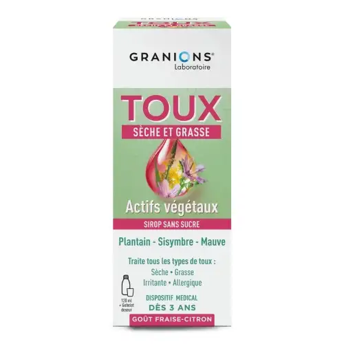 GRANIONS Sirop Toux Sèche et Grasse (120 ml)