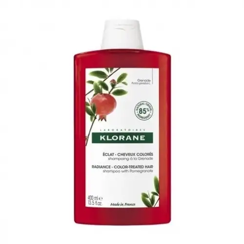 KLORANE GRENADE Shampooing éclat cheveux colorés 400 ml