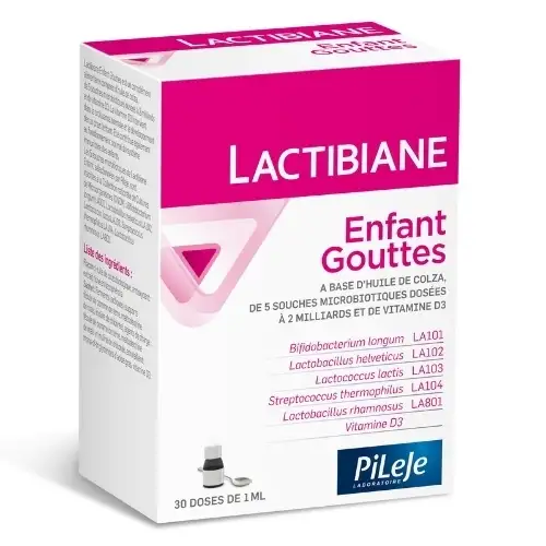 LACTIBIANE Enfant Gouttes 30 ml Pileje