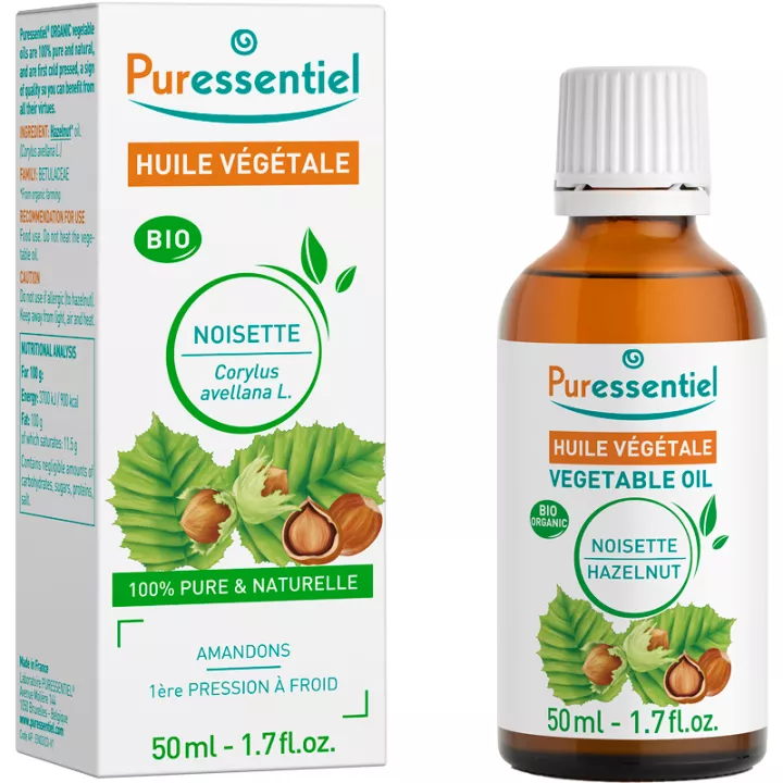 Puressentiel Huile Végétale Bio Noisette 50 ml