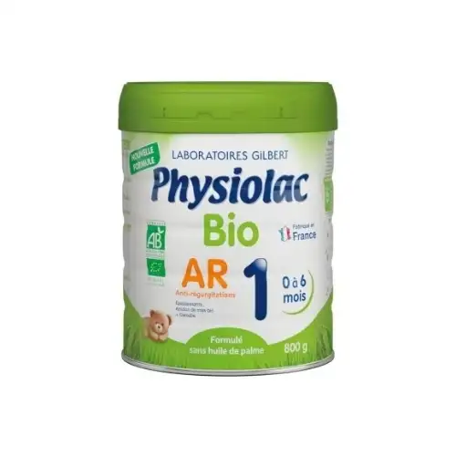 PHYSIOLAC BIO AR (Anti-régurgitations) 1er AGE  (800 gr)