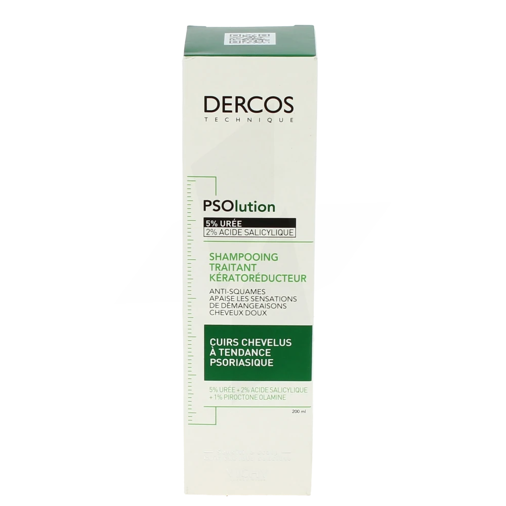 Vichy Dercos Psolution Shampoing Traitant Kératoréducteur Flacon De 200 Ml