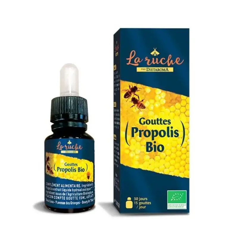 DIETAROMA LA RUCHE propolis gouttes BIO | 15 ml