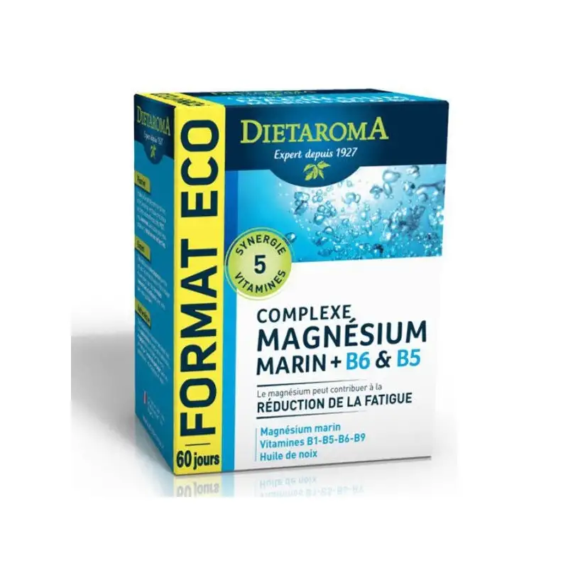 DIETAROMA MAGNESIUM MARIN+B6+B5 boite 120 capsules