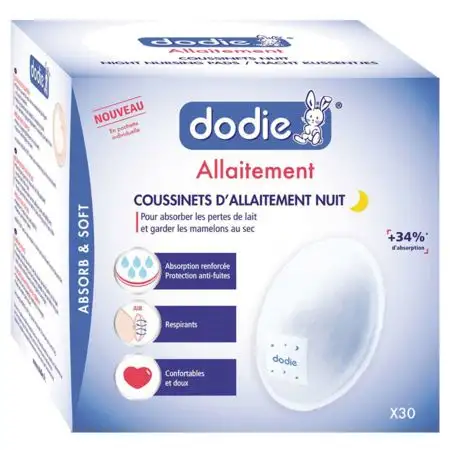 Coussinets d'allaitement nuit - x30