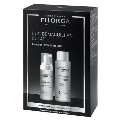 Duo Nettoyant Mousse Démaquillante + Eau Micellaire Filorga